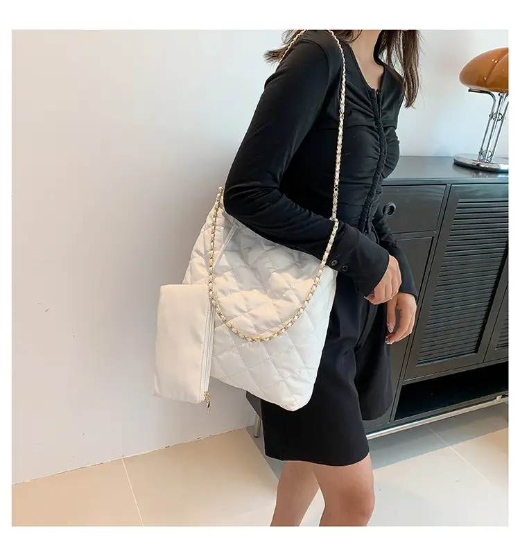 Lingge Large Capacity Korean Women's Tote Bag — feature 15