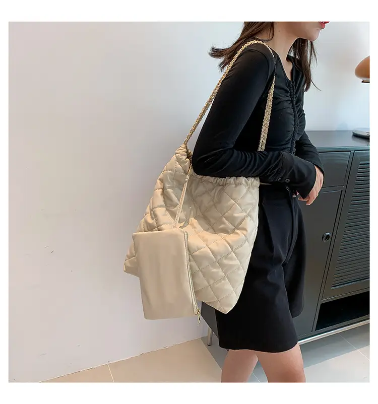 Lingge Large Capacity Korean Women's Tote Bag — feature 16