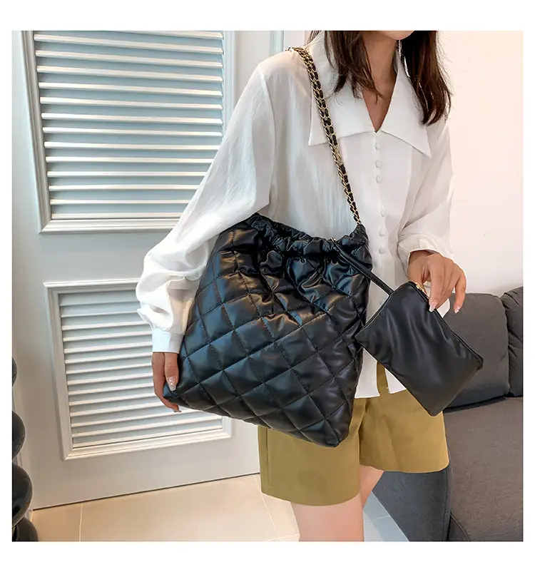 Lingge Large Capacity Korean Women's Tote Bag — feature 19