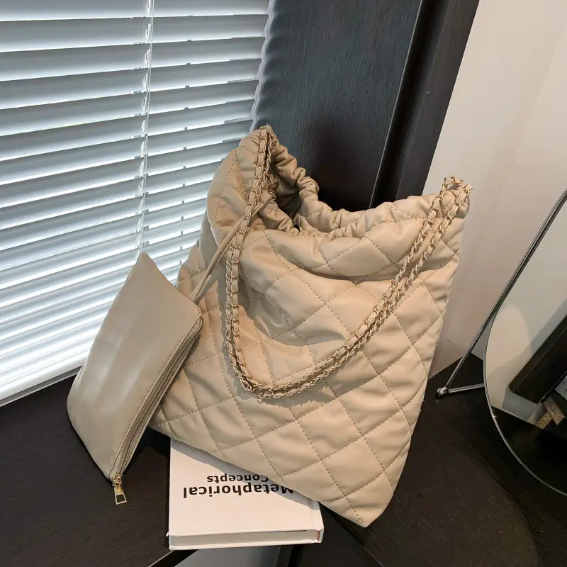 Lingge Large Capacity Korean Women's Tote Bag - Image 2