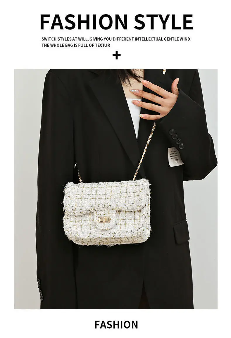 Women Woolen Braided Crossbody Bag 2024 New — feature 8