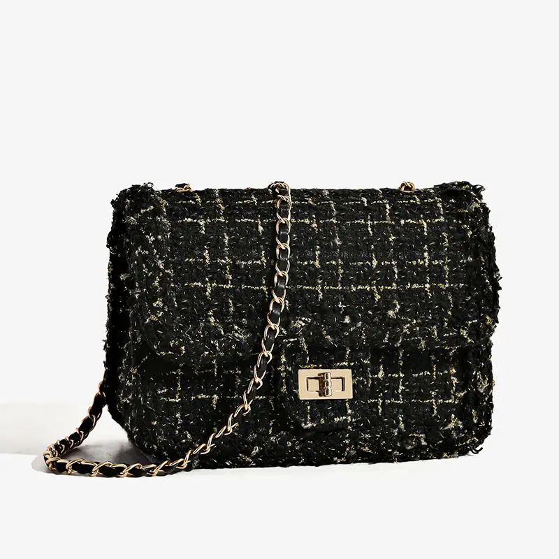 Women Woolen Braided Crossbody Bag 2024 New - Image 2