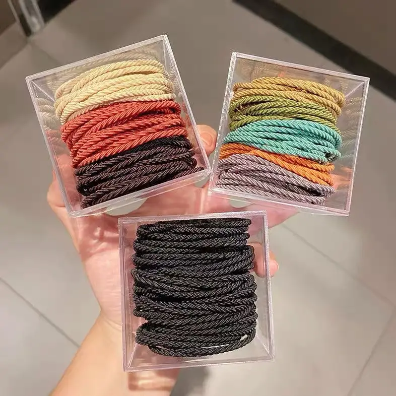 Honey Honey 50 Boxed Rainbow Rubber Band Hair Rope — feature 3