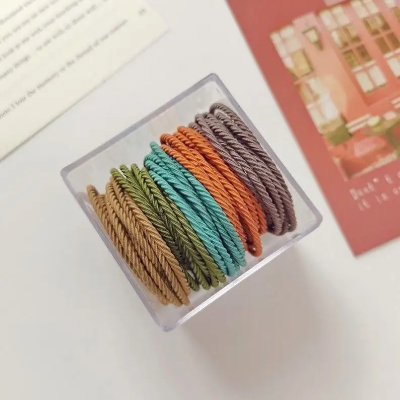 Honey Honey 50 Boxed Rainbow Rubber Band Hair Rope - Image 5
