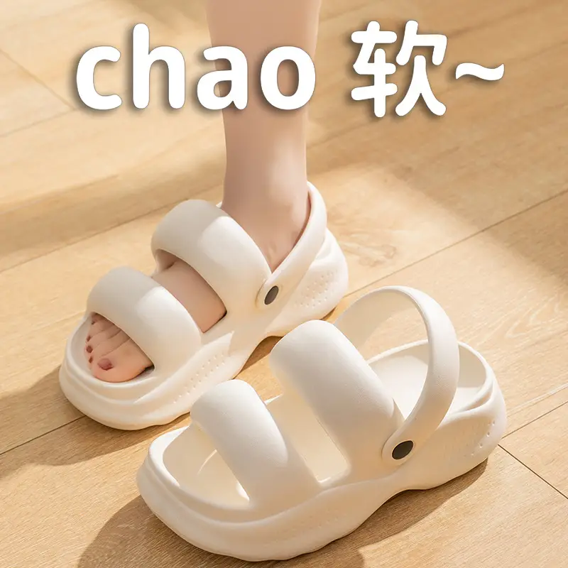 Women Neon Sandals Thick Soles Summer - Image 8