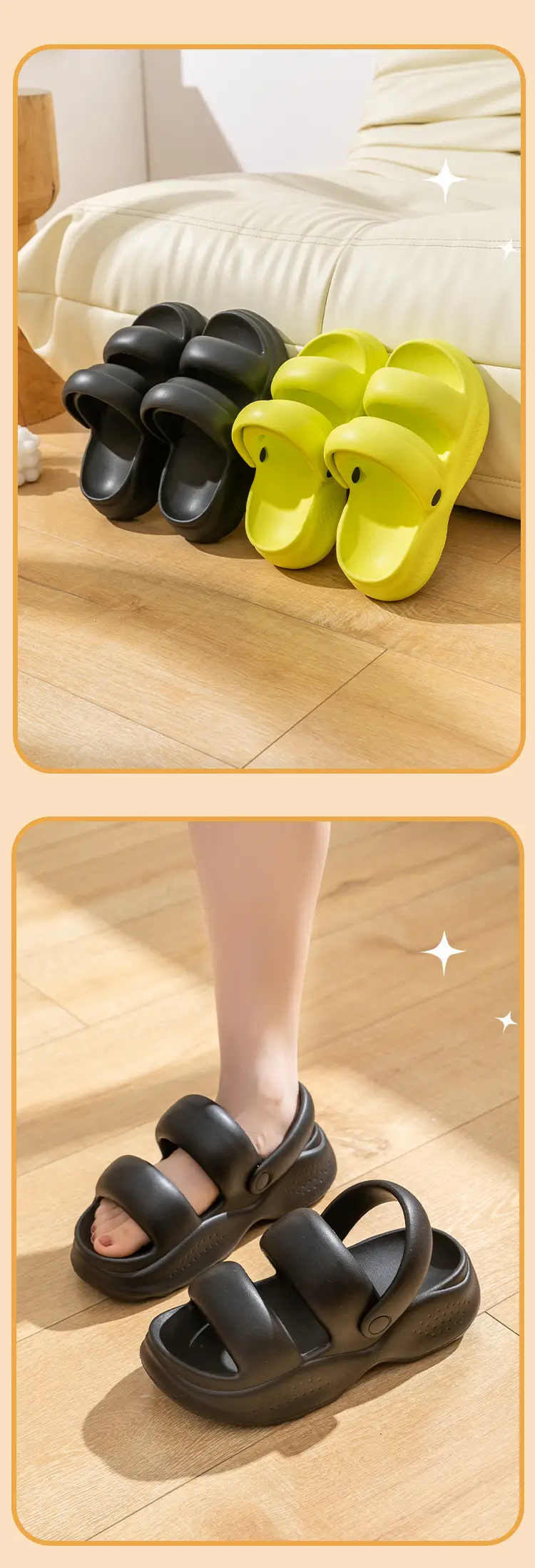 Women Neon Sandals Thick Soles Summer — feature 11