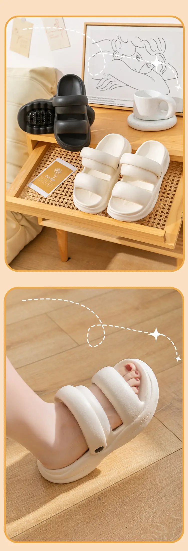 Women Neon Sandals Thick Soles Summer — feature 9