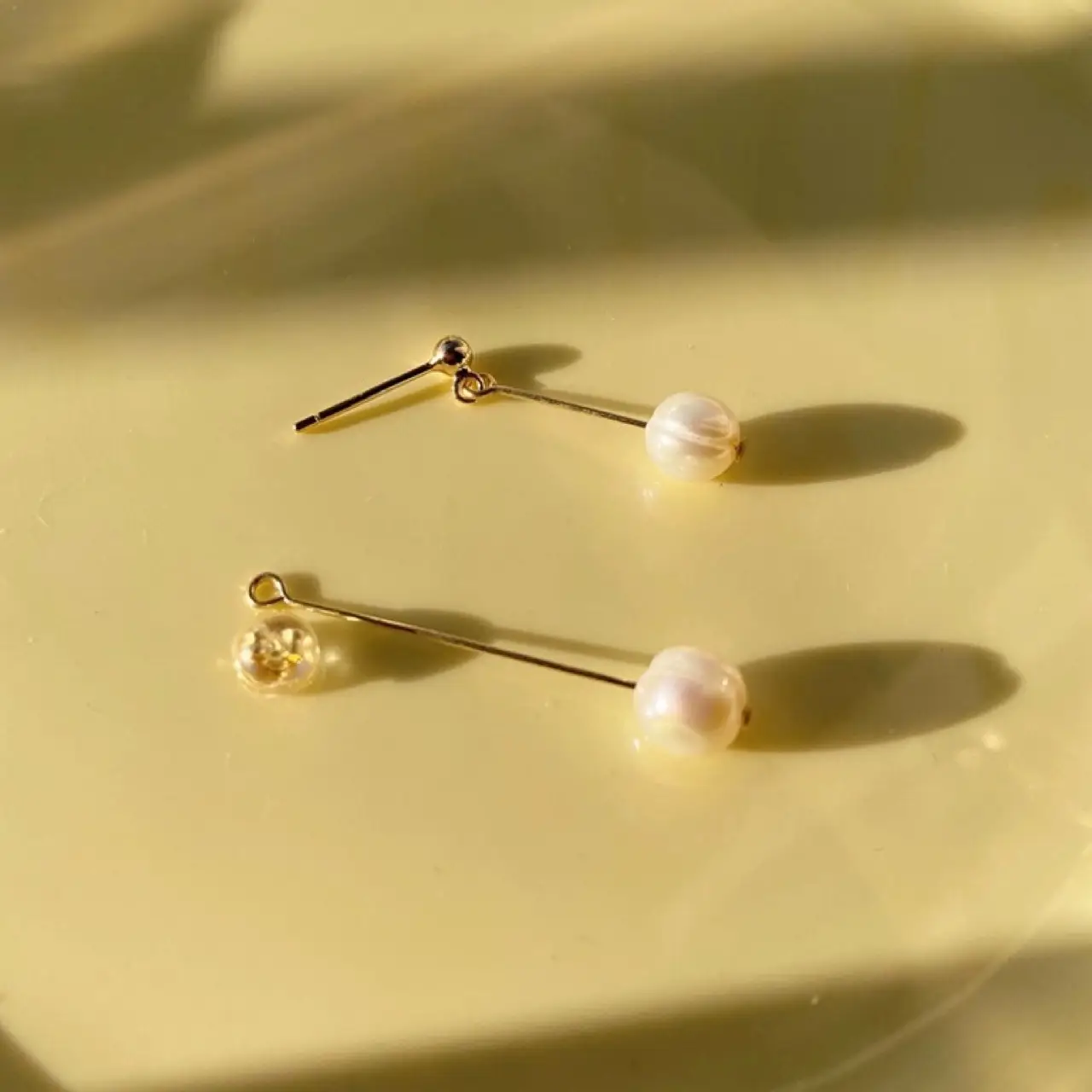 Elegant Pearl Earrings Two Wearings 925 Silver