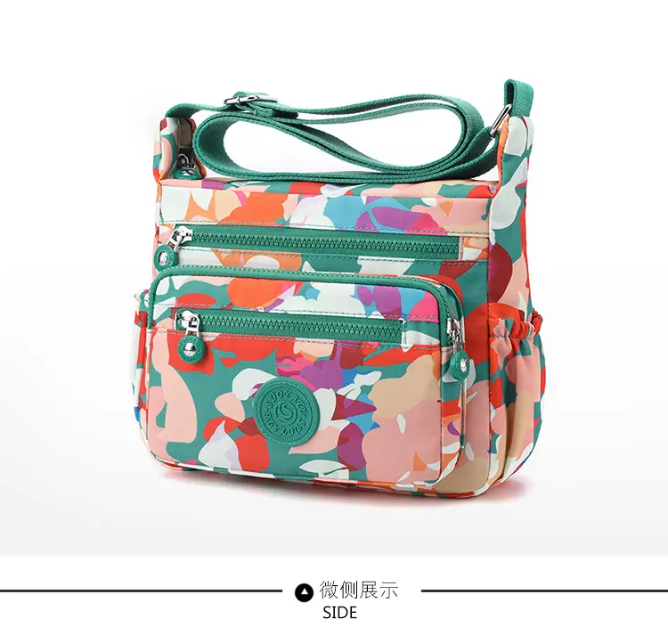 New Nylon Waterproof Women's Shoulder Bag Large Capacity Multi Layer Travel — feature 11