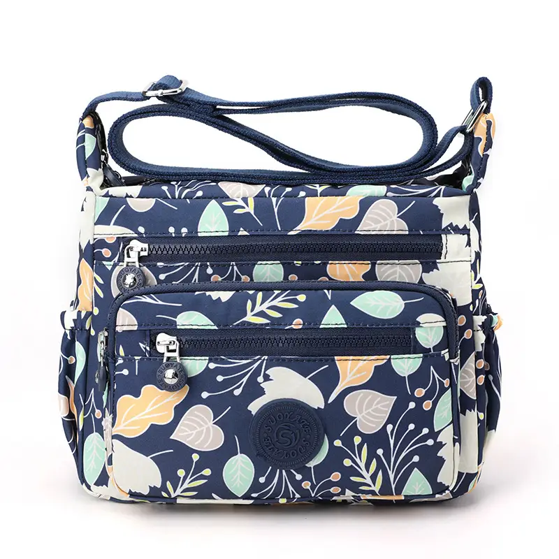 New Nylon Waterproof Women's Shoulder Bag Large Capacity Multi Layer Travel - Image 2