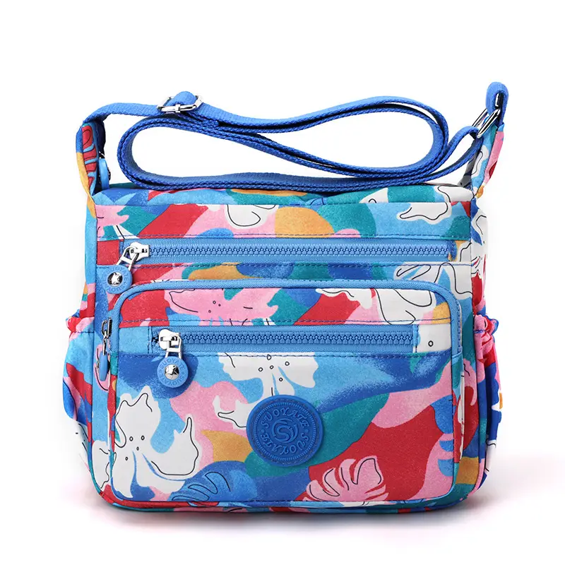 New Nylon Waterproof Women's Shoulder Bag Large Capacity Multi Layer Travel - Image 3