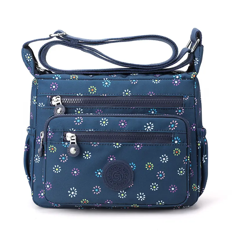 New Nylon Waterproof Women's Shoulder Bag Large Capacity Multi Layer Travel - Image 4