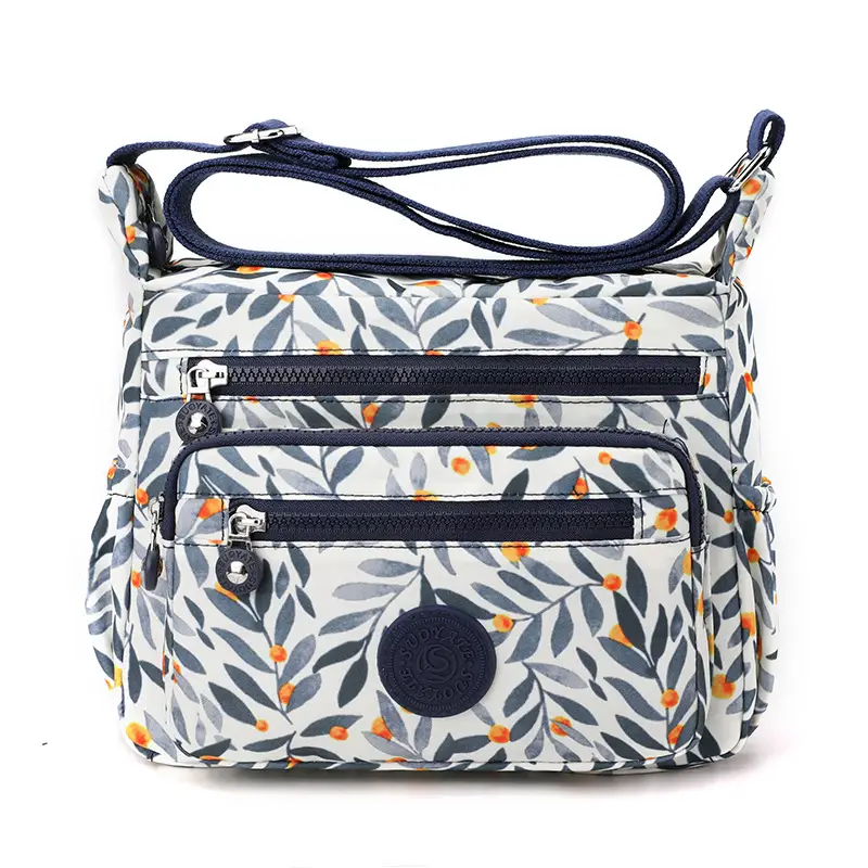 New Nylon Waterproof Women's Shoulder Bag Large Capacity Multi Layer Travel - Image 6