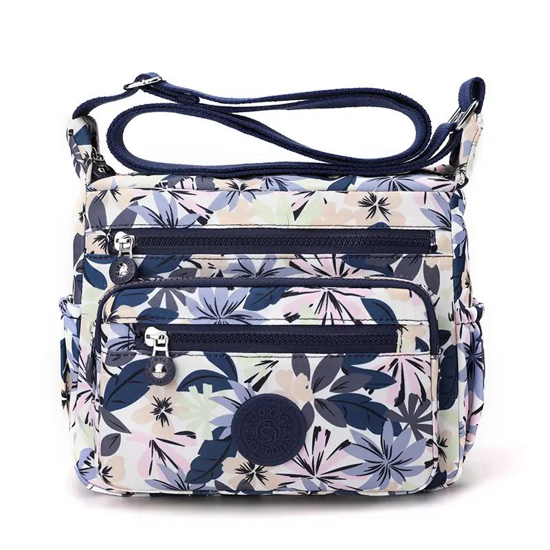 New Nylon Waterproof Women's Shoulder Bag Large Capacity Multi Layer Travel - Image 7