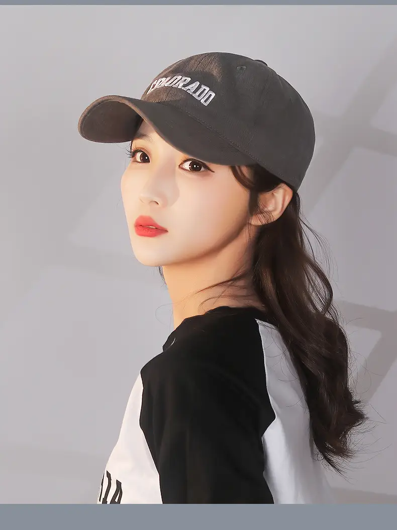 Colorado Embroidered Black Baseball Cap for Men Women — feature 5