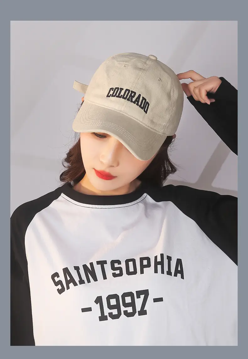 Colorado Embroidered Black Baseball Cap for Men Women — feature 6