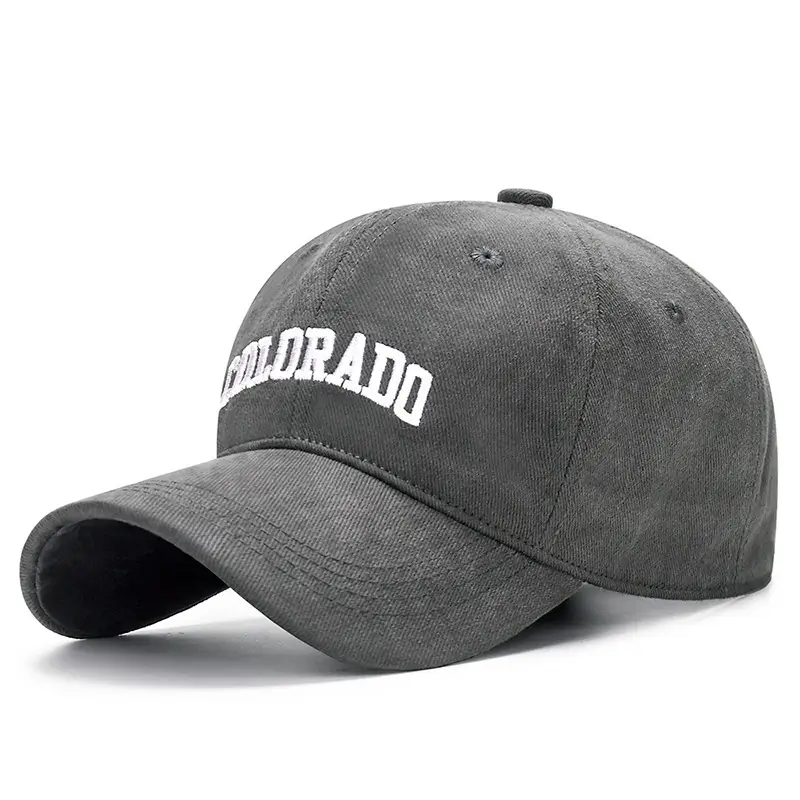 Colorado Embroidered Black Baseball Cap for Men Women - Image 3