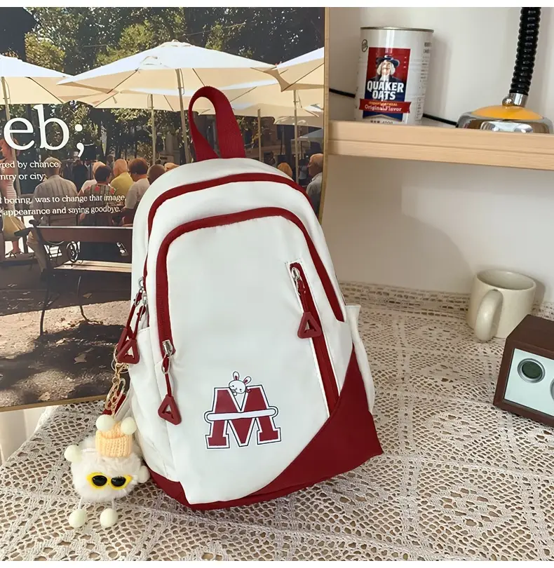 Fashionable Student Crossbody Bags Black White Red Blue — feature 32