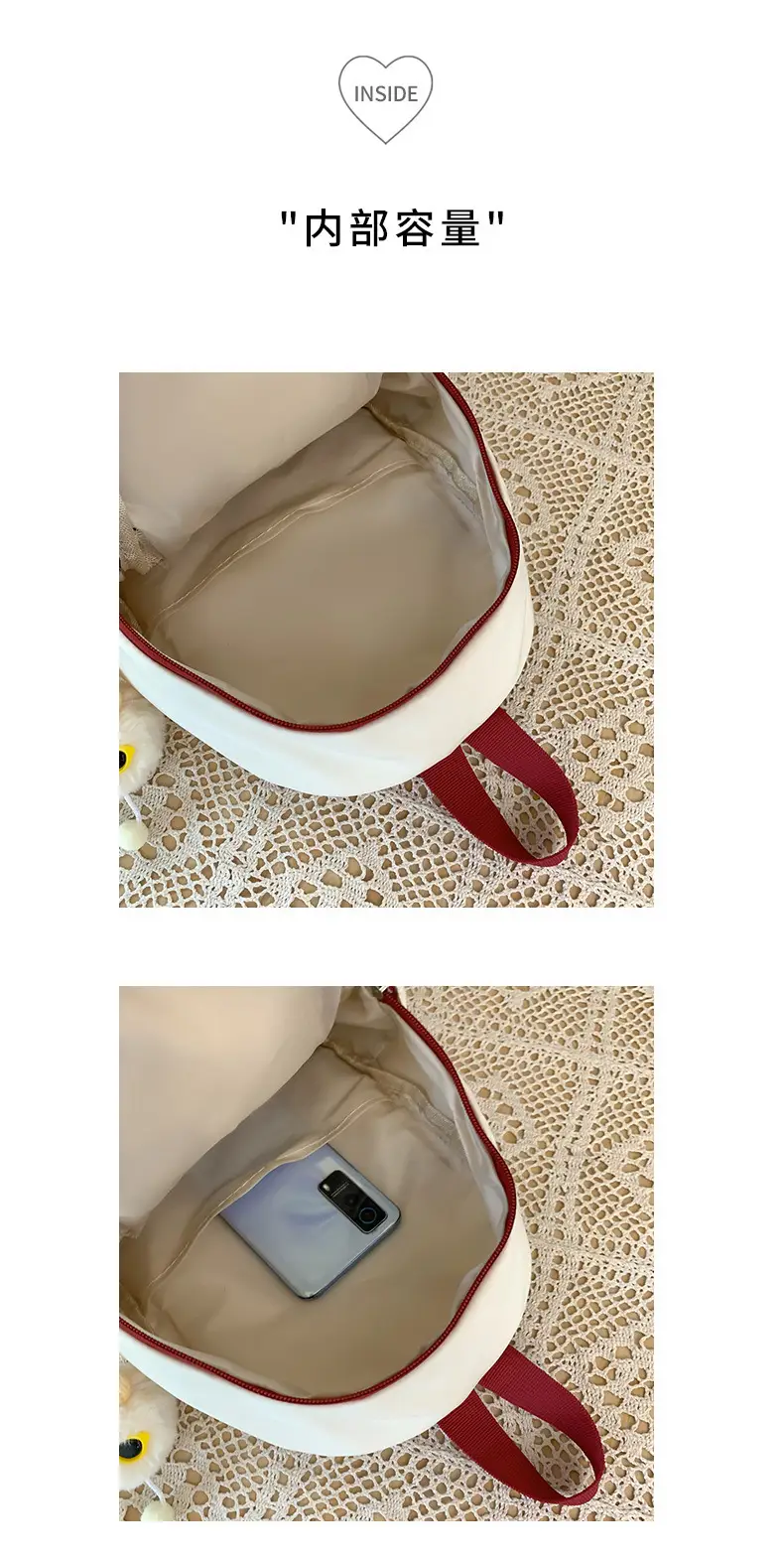 Fashionable Student Crossbody Bags Black White Red Blue — feature 39