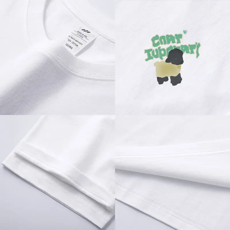 Men Printed Cotton T-Shirt Summer Green Graphic - Image 13