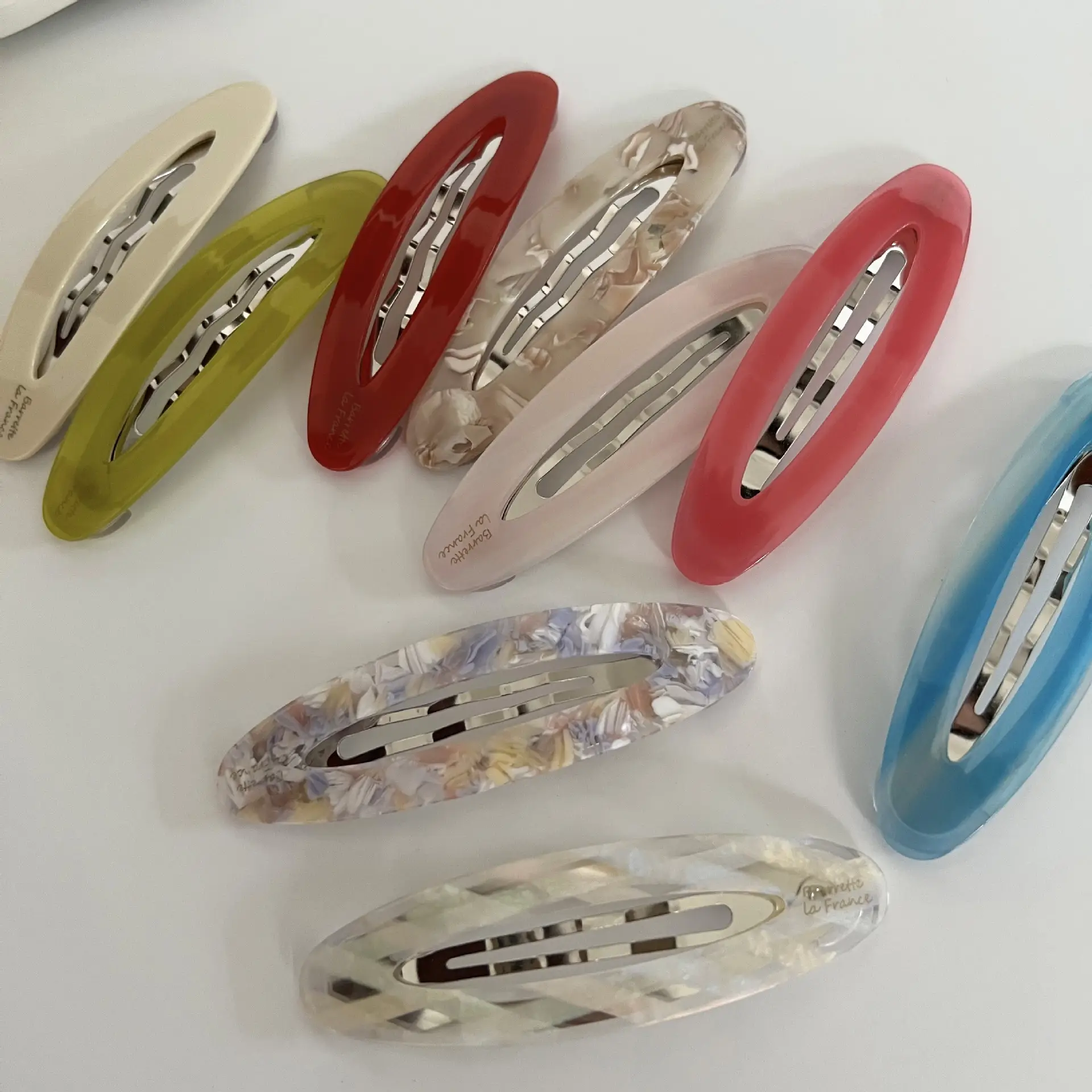 Korean Golden Label Hairpins Women's Dopamine Sweet Girls Bangs Clip - Image 11