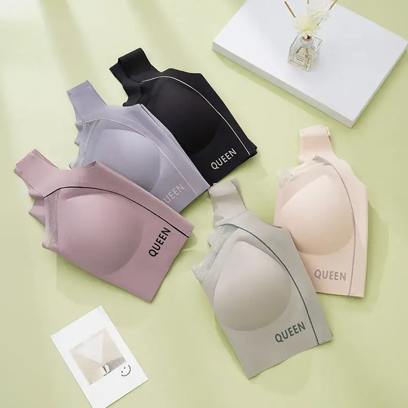 Queen Size Push Up Sports Bra with Shockproof Support - Image 11