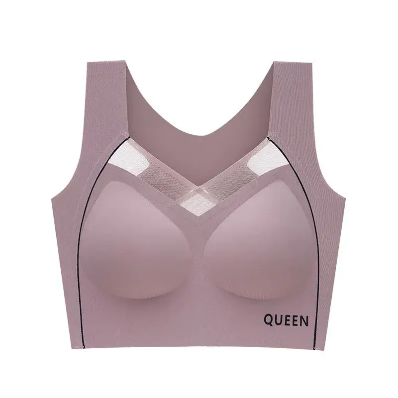 Queen Size Push Up Sports Bra with Shockproof Support - Image 12