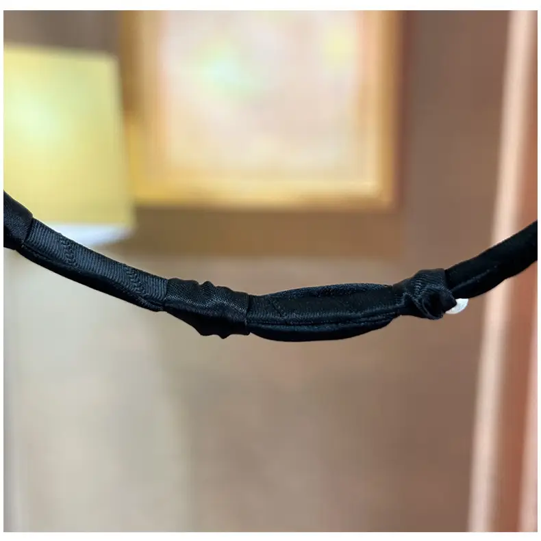 Elegant Black Pearl Hair Hoop for Women — feature 7