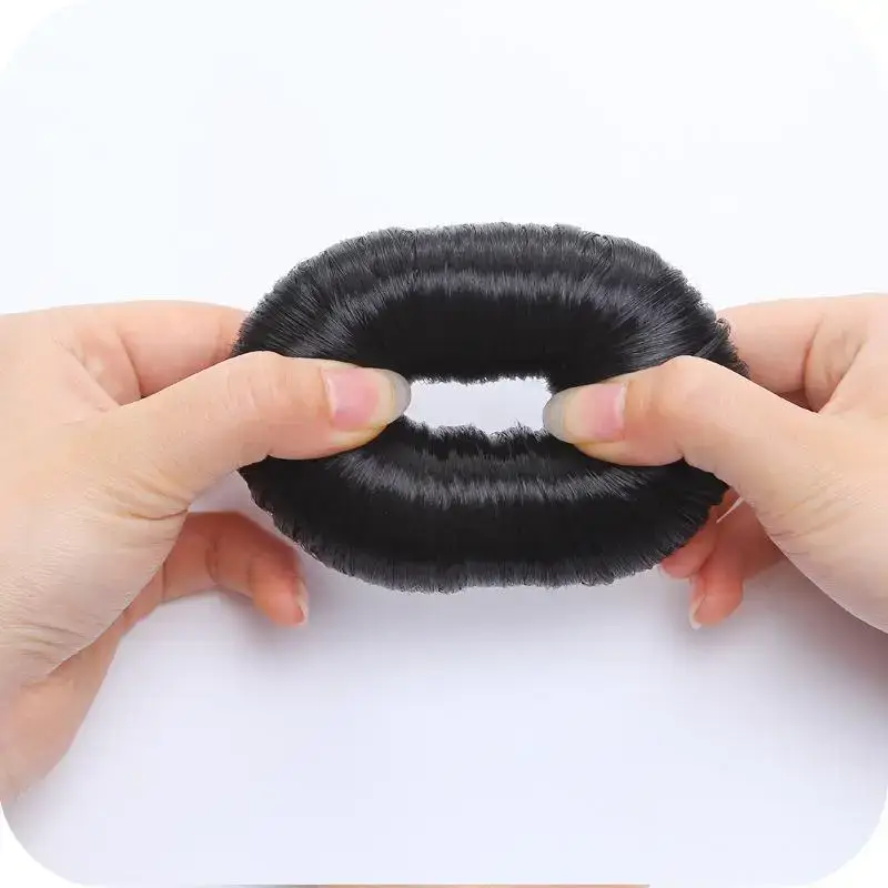 Black Hair Ring Curler for Women Girls - Image 7