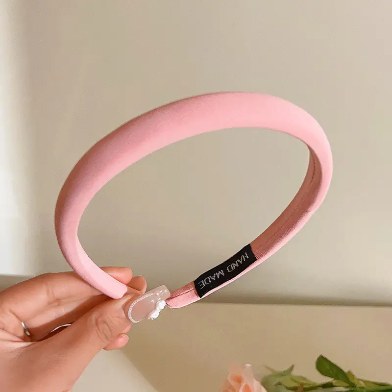 Women's Pink Silicone High Cranial Top Headband Summer 2025 - Image 35