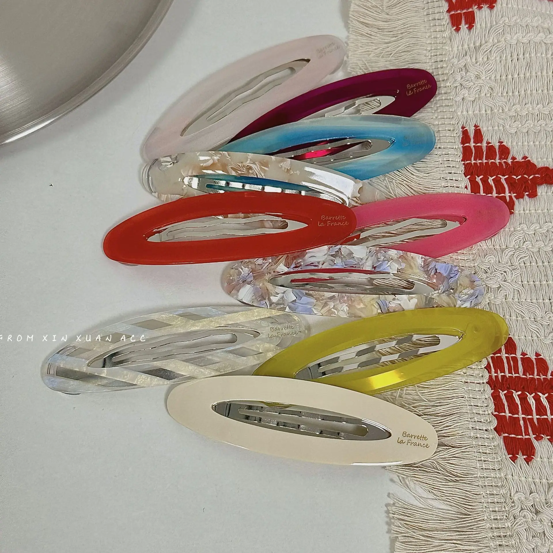 Korean Temperament Acrylic BB Clip for Bangs - Image 14