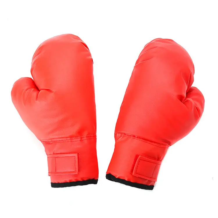 Red Combat Boxing Gloves for Training and Fighting - Image 8