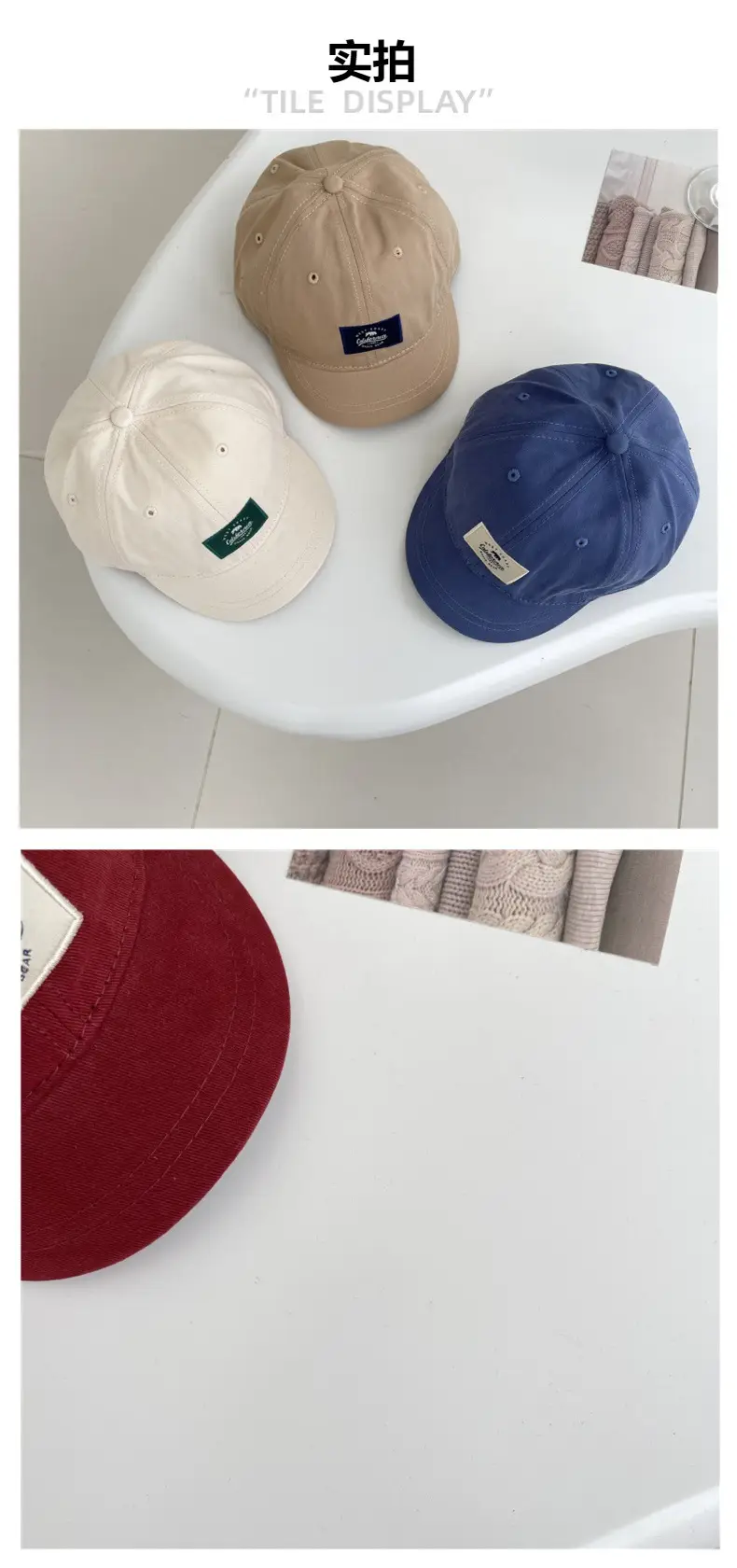 Japanese Style Women's Spring Summer Cap Set of 5 — feature 5