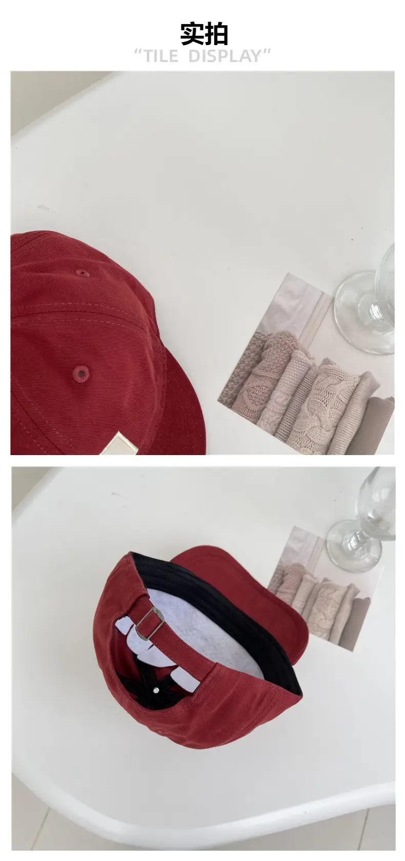 Japanese Style Women's Spring Summer Cap Set of 5 — feature 6