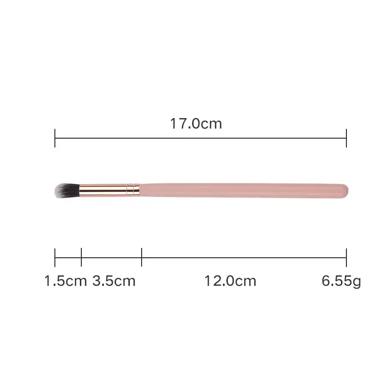 16 Pink Wooden Cross-Border Makeup Brushes Rose Gold Tube