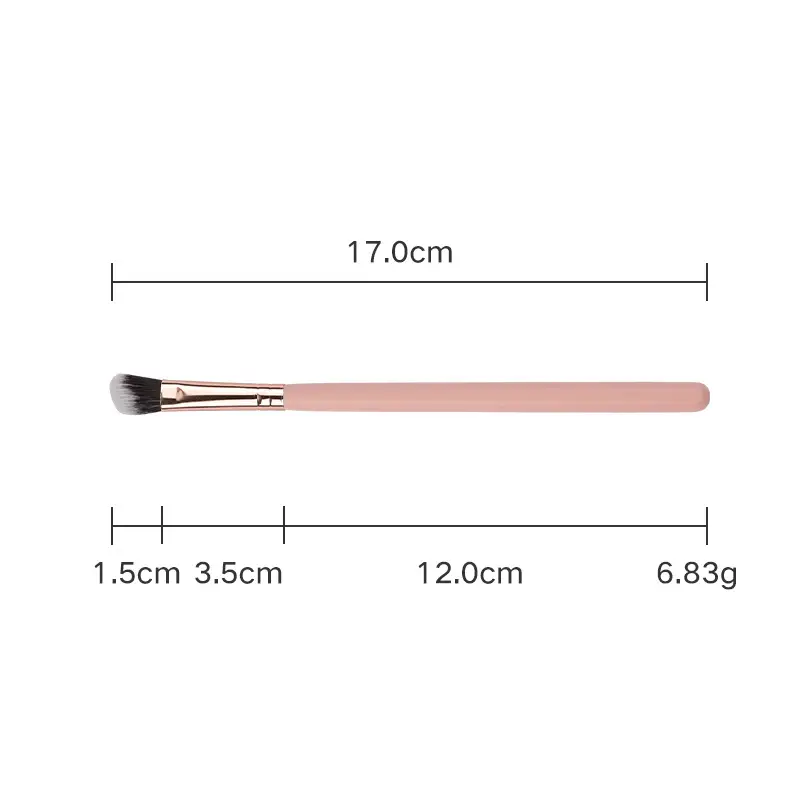 16 Pink Wooden Cross-Border Makeup Brushes Rose Gold Tube