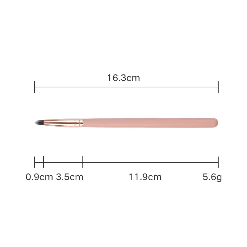 16 Pink Wooden Cross-Border Makeup Brushes Rose Gold Tube