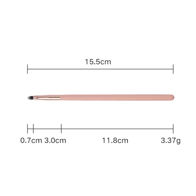 16 Pink Wooden Cross-Border Makeup Brushes Rose Gold Tube