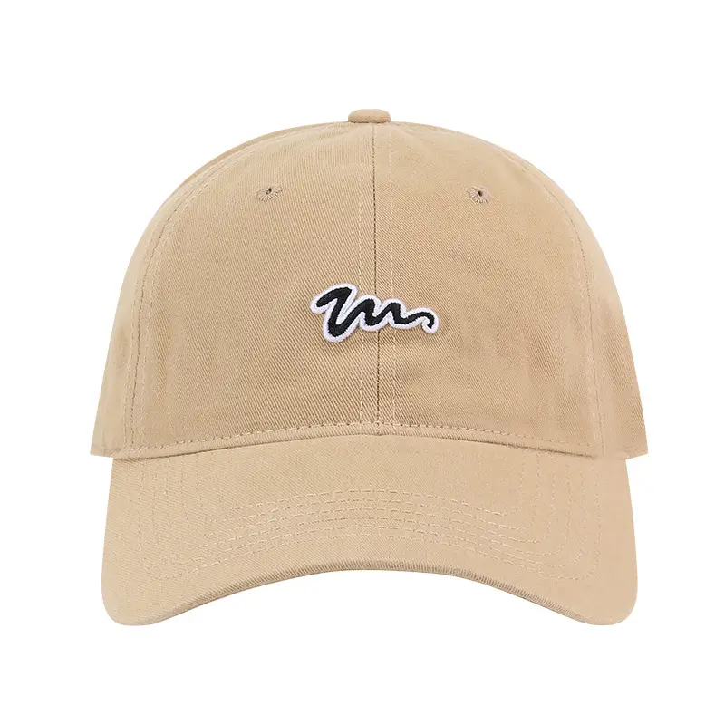 Women's Brown Embroidered Baseball Cap Anti-UV Sun Hat - Image 10