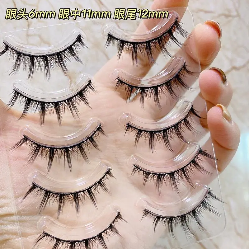 Japanese-style Comic Barbie False Eyelashes One-piece Cos False Eyelashes European and American Hard Terrier Natural Fairy Hair Plain A02 - Image 7