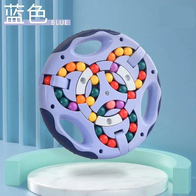 Rubik's Cube Bean Double-Sided Rotating Ball Toy - Image 3