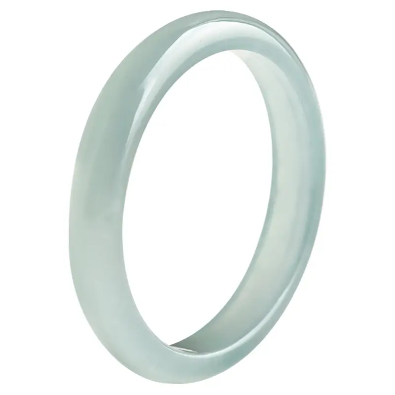 Natural Jade Light Blue Water Rings for Men Women - Image 7