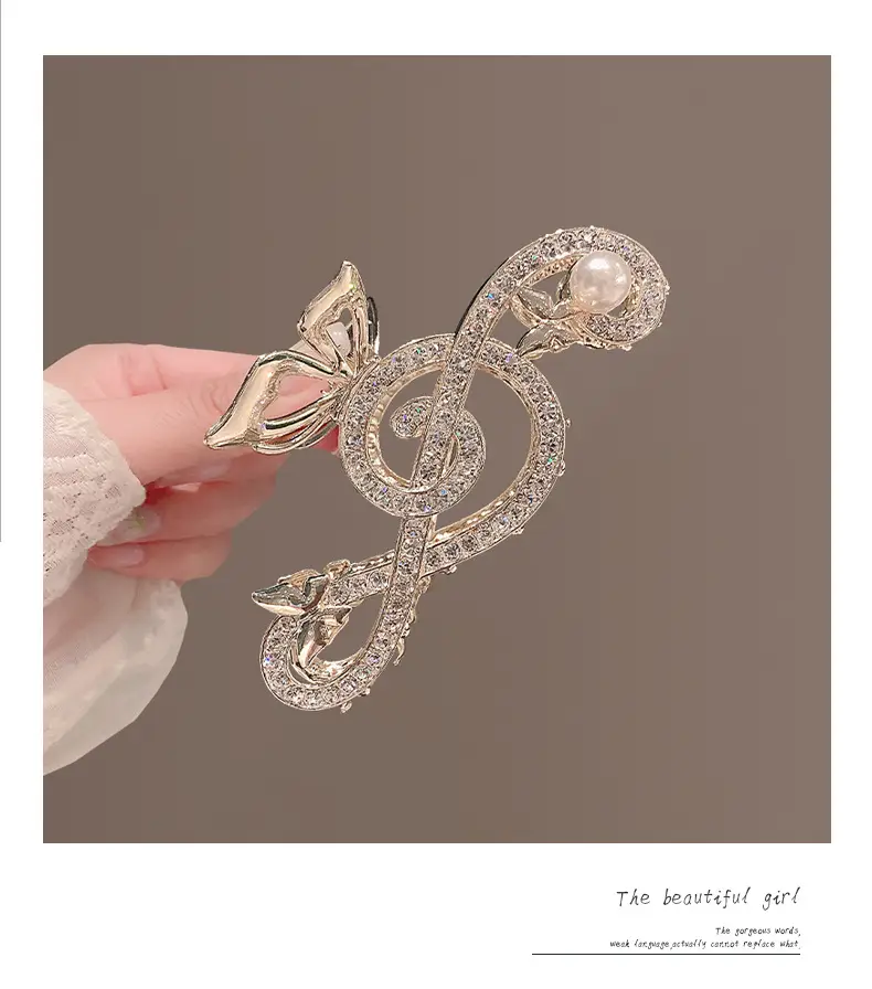 Korean Rhinestone Hair Clip for Women — feature 1