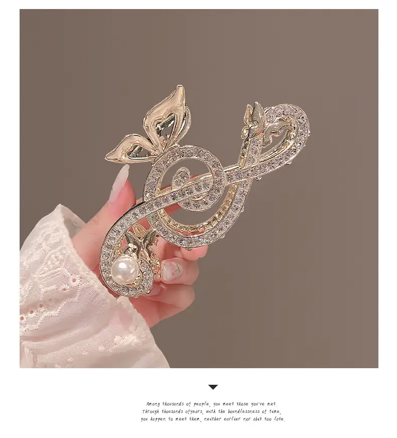 Korean Rhinestone Hair Clip for Women — feature 2