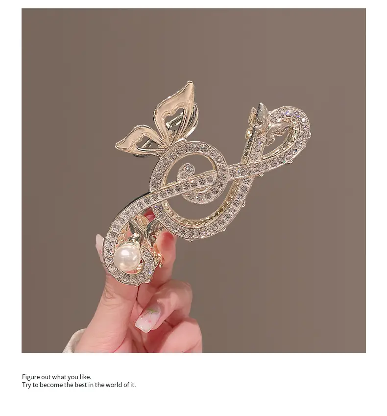 Korean Rhinestone Hair Clip for Women — feature 5