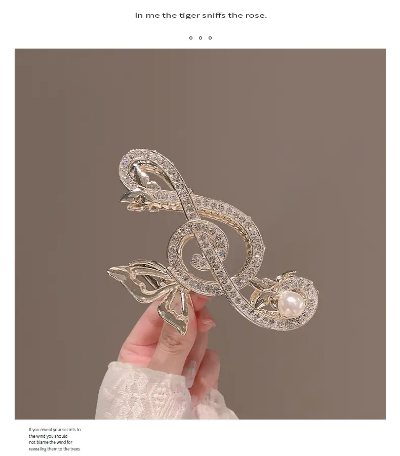 Korean Rhinestone Hair Clip for Women — feature 8