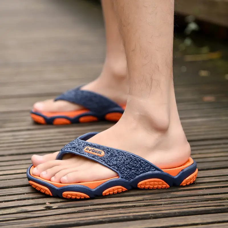 2023 Men's Black Slip-On Sandals Summer Outdoor