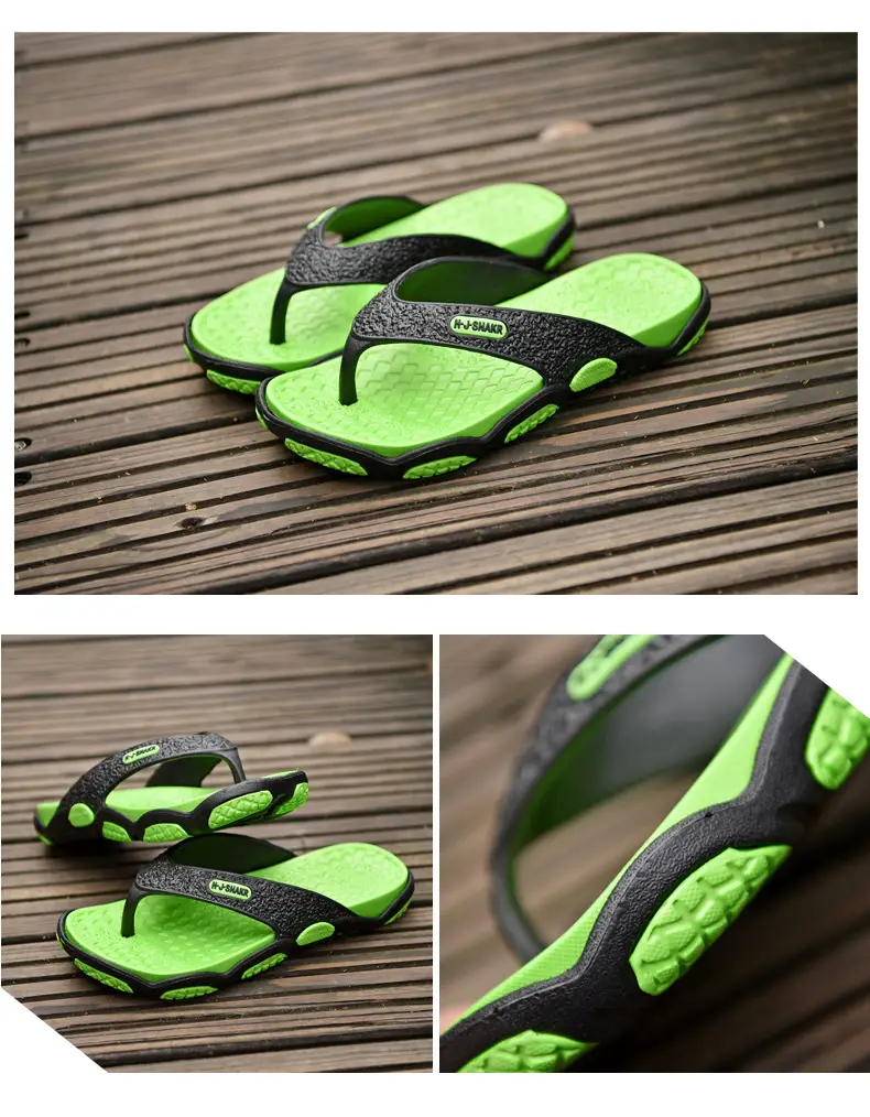 2023 Men's Black Slip-On Sandals Summer Outdoor — feature 10