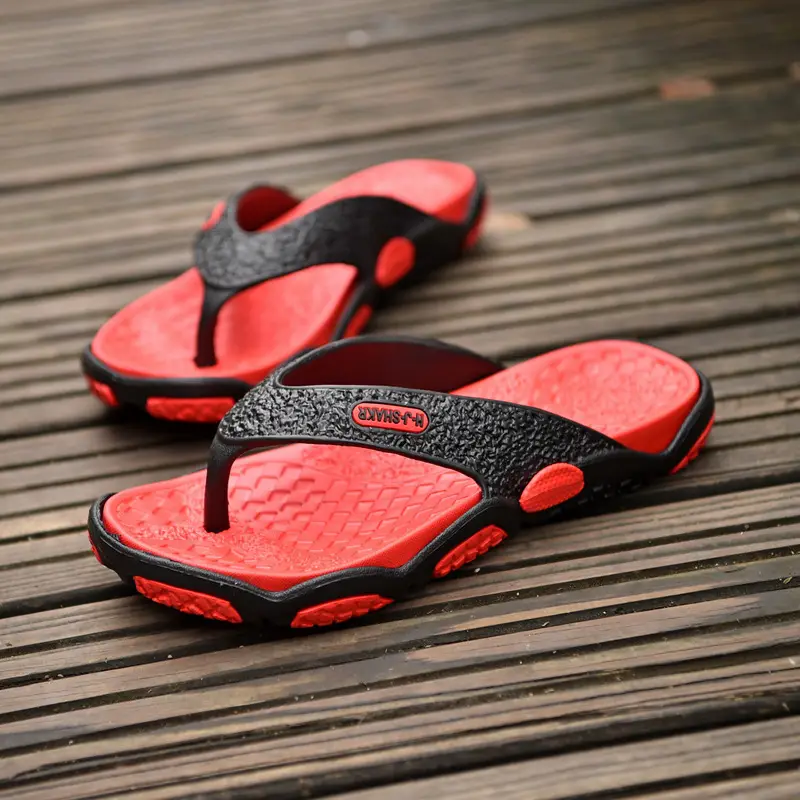 2023 Men's Black Slip-On Sandals Summer Outdoor
