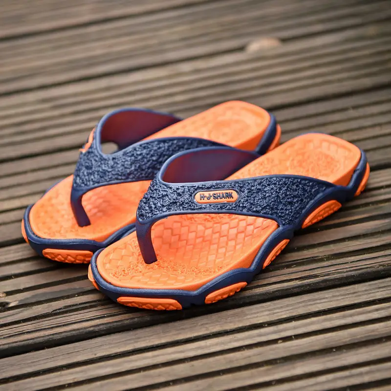2023 Men's Black Slip-On Sandals Summer Outdoor